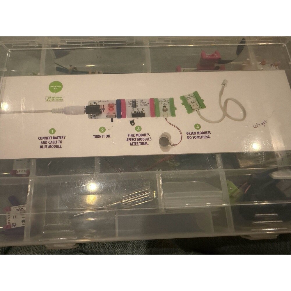 Little Bits Premium Kit 14 Bits Modules Magnet Magic STEM Science Parts
